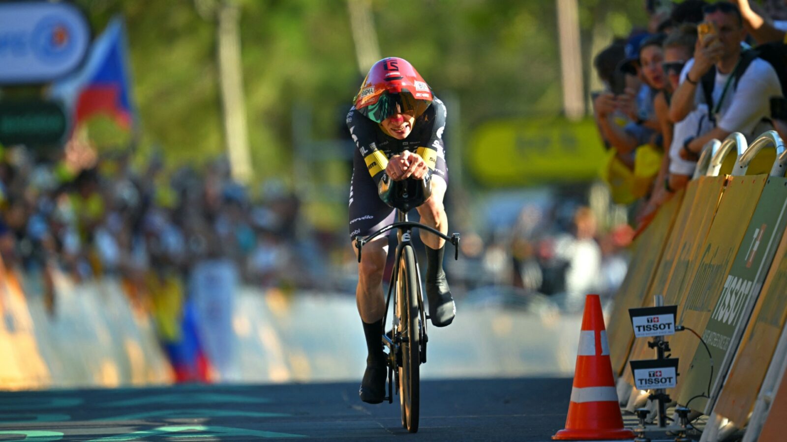 Finished in first place: Jonas Vingegaard